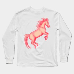 Pink Horse Long Sleeve T-Shirt